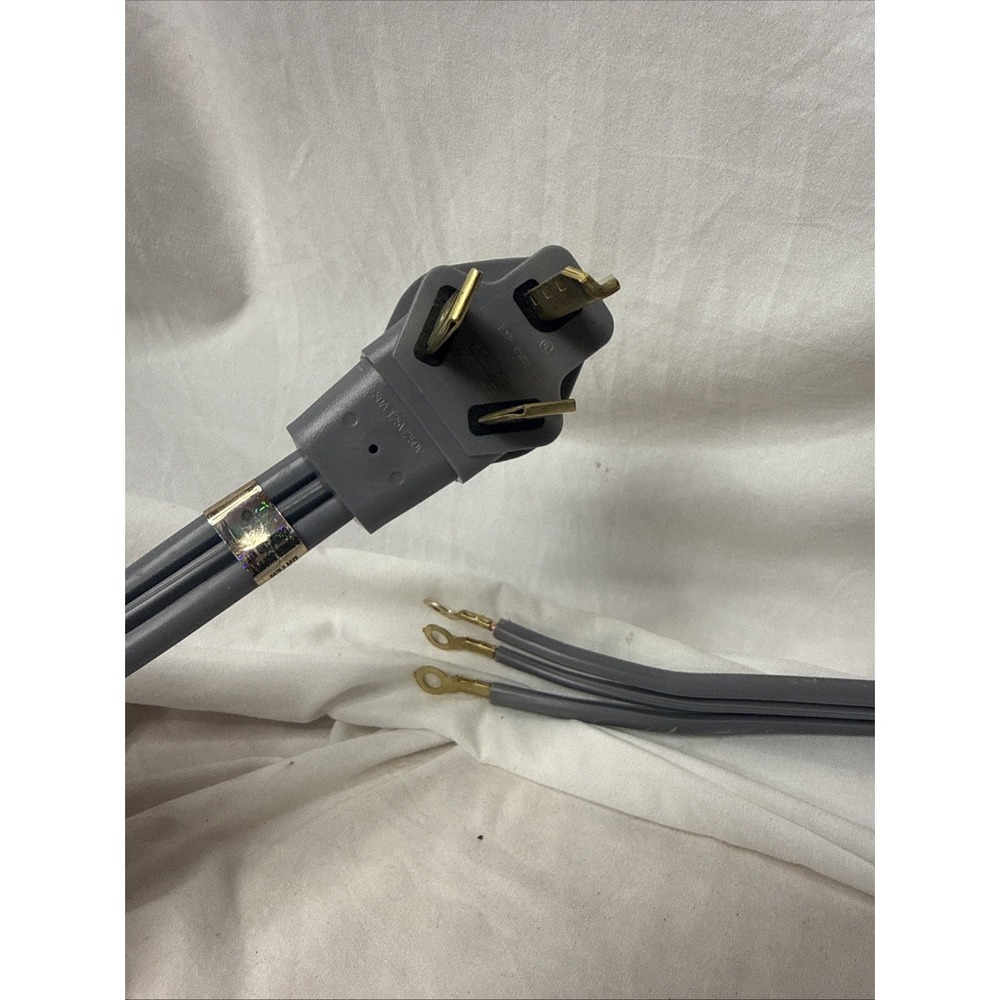 3 Prong Universal Electric Dryer Power Cord  6 FT 3 wire 30 amp 125V NEW